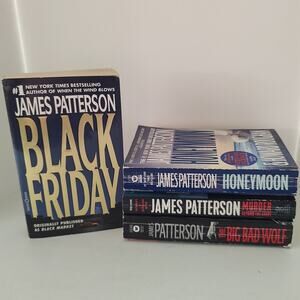 James Patterson Lot/4 Mass Market Paperback Novels Crime Thriller Suspense Drama